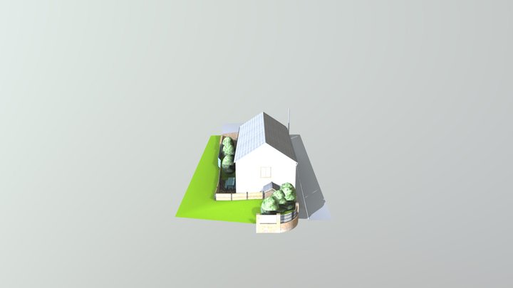 Summer House Lane 3D Model