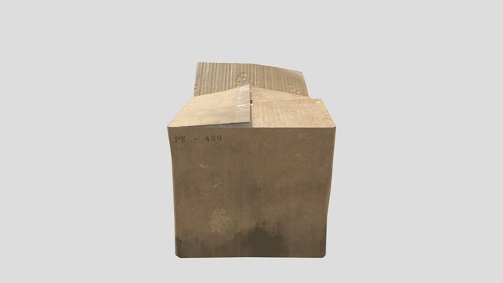 Cardboard Box Prop 3D Model