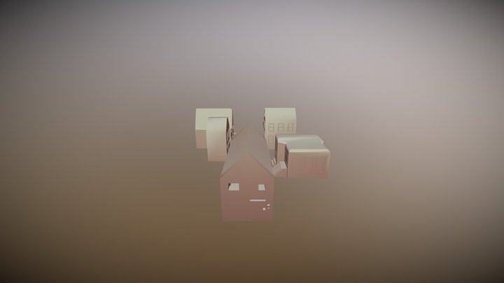 Borny Buzz Town 3D Model