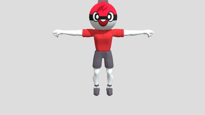 Ball Guy 3D Model
