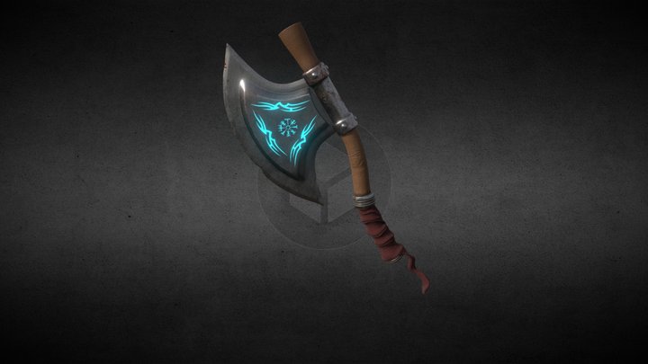 Warrior Axe 3D Model