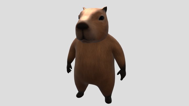 Capybara 3D Model
