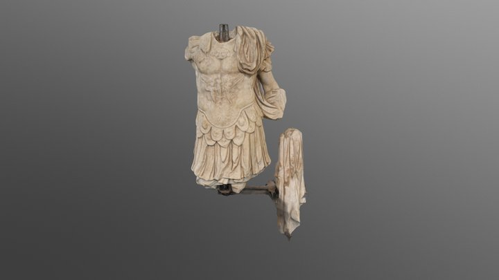 Marcus Aurelius from the theatre in Aeclanum 3D Model