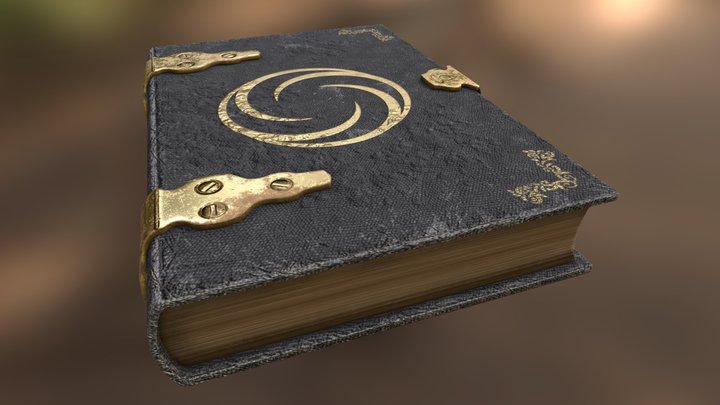 Tome of Air - High Poly ( < 2.5k triangles ) 3D Model