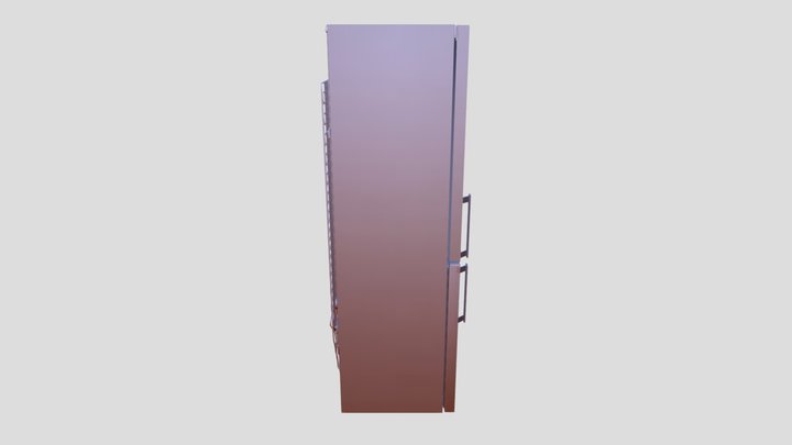 Refrigerator 3D Model  detailed 3d model 3D Model