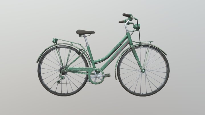 Bike 1950s 3D Model