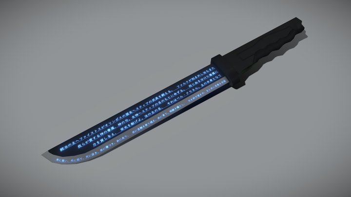 Hestia Knife Low Poly 3D Model