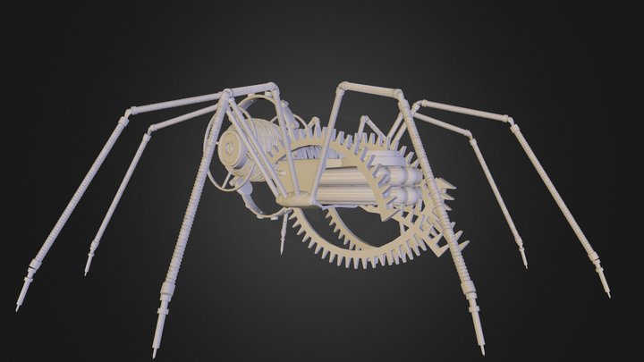 Mechanical Spider 3D Model