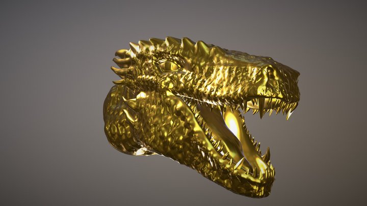 Drachenkopf 3D Model