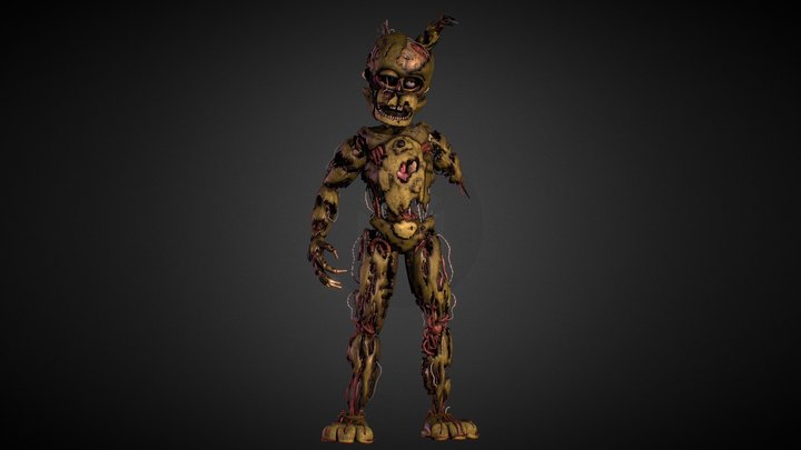 Scraptrap Retex / /Model FBX-LowPoly Vers. 3D Model