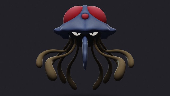 Tentacruel | Water Pokemon 3D Model