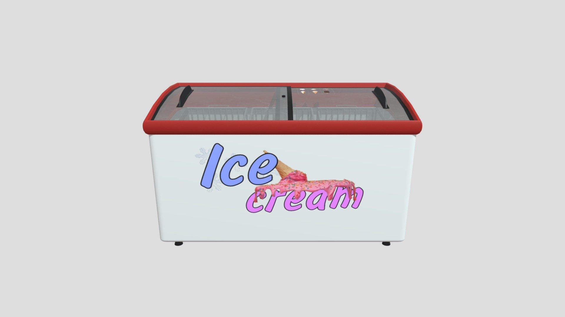 Ise cream refrigerator download free 3d model by kirill kirillwq