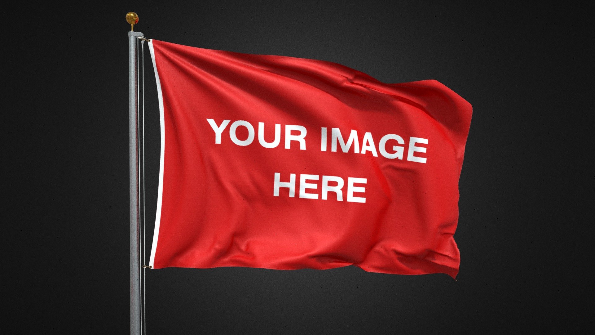 Flag Animated Looped - 3D model by M.Mahdi [93b53a8] - Sketchfab
