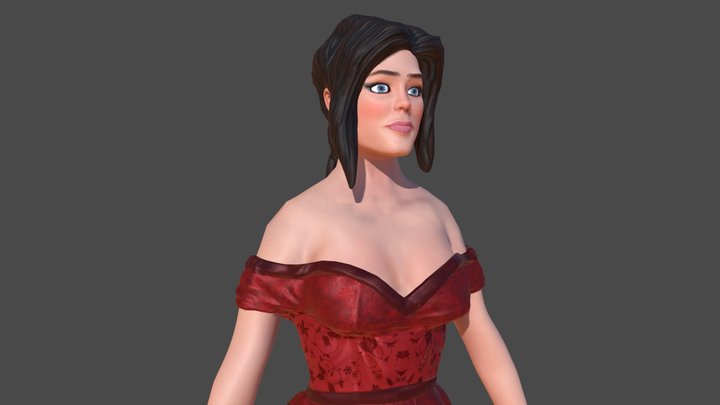 Laura 3D Model