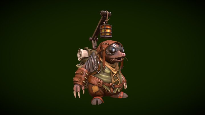 Molefolk - Stylized Character 3D Model