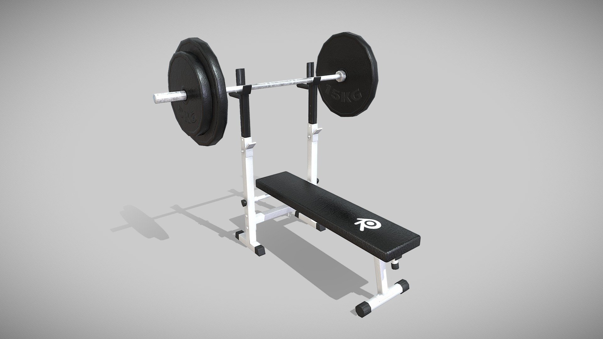 Low Poly Bench Press Download Free 3D model by Daz (Darren.Hogan