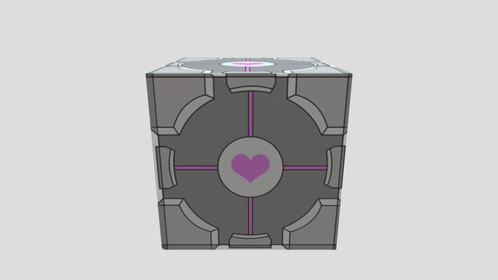 companion cube 3D Model
