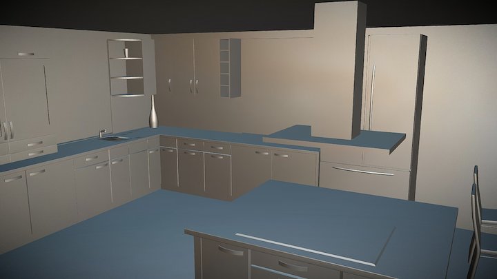 WTA kitchen 3D Model