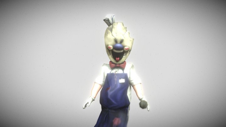 ice-scream-horror-game-rod-with-ice-cream (1) 3D Model
