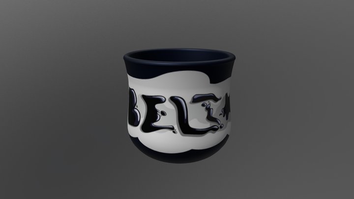 Belt Ink Mug 3D Model