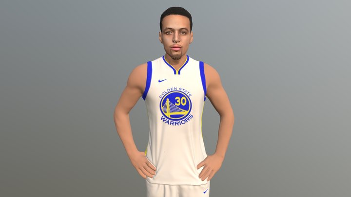 Stephen Curry for full color 3D printing 3D Model