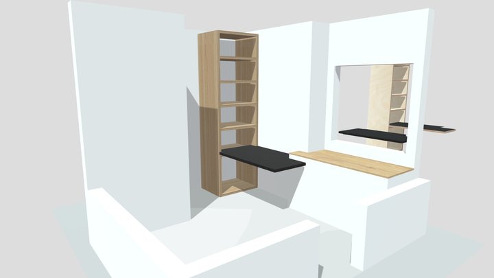 Modelo de oficina 3D Model