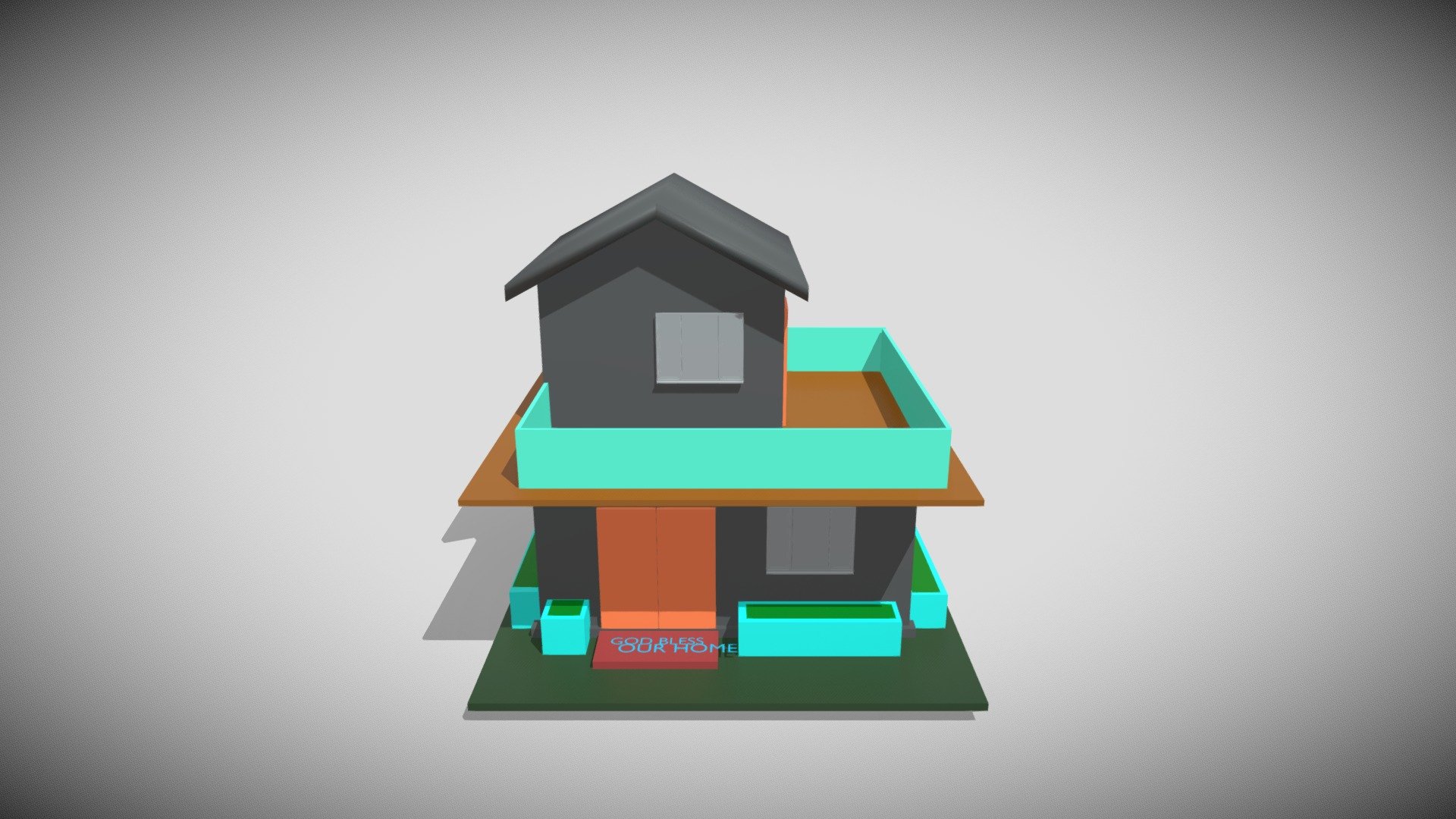 Simple_House - Sumangue — Sketchfab embed 3D viewer