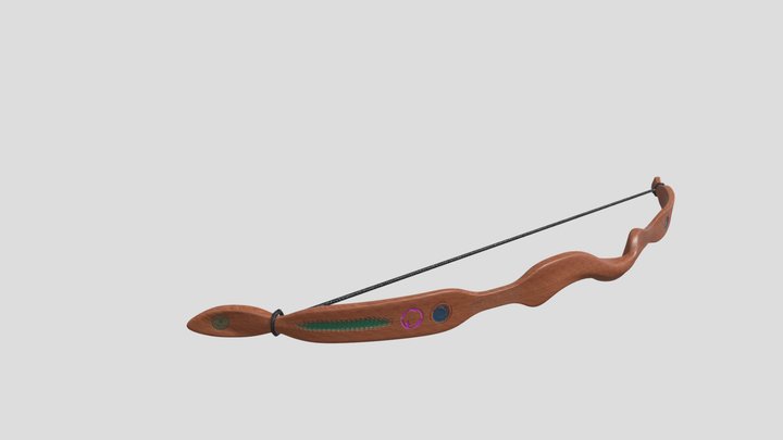 Fantasy Bow 3D Model