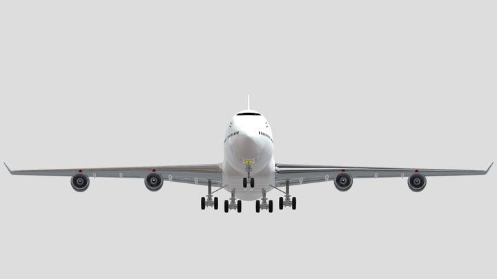 Boeing-747 3D Model