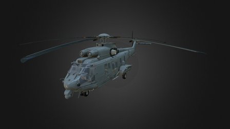 Helicopter 3D Model