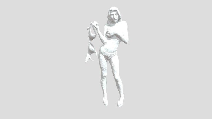 Serenity in Black Tights 3D Model