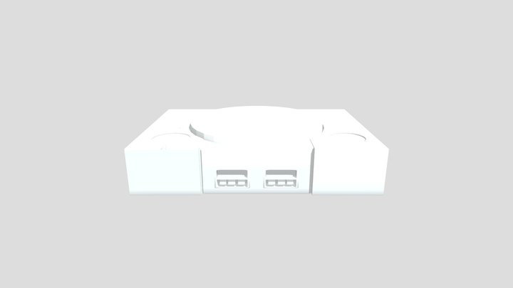Playstation - Modifiers Applied, N-Gons removed 3D Model