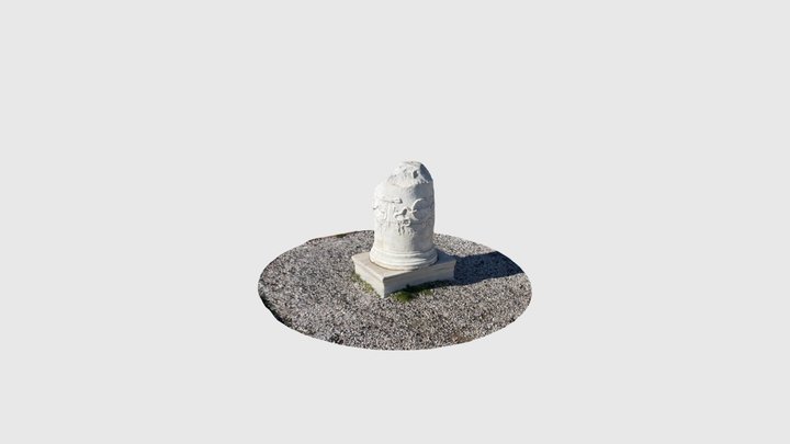 Pergamon Asklepion Health Monument 3D Model
