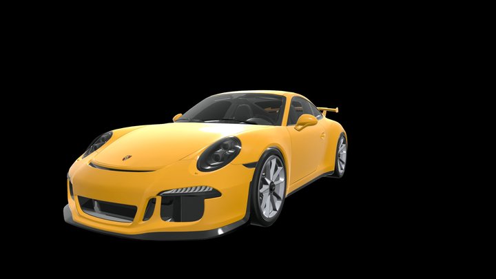 2013 Porsche 911 GT3 (991) 3D Model