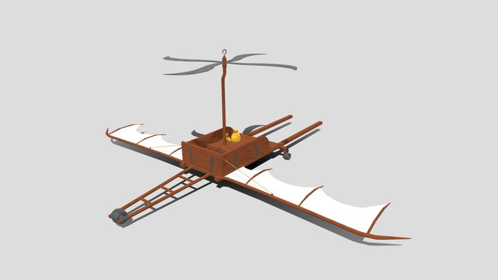 Dragon Hunter flying machine. St. George 3D Model