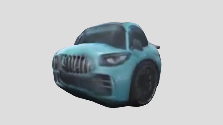 2 wheel car 3D Model