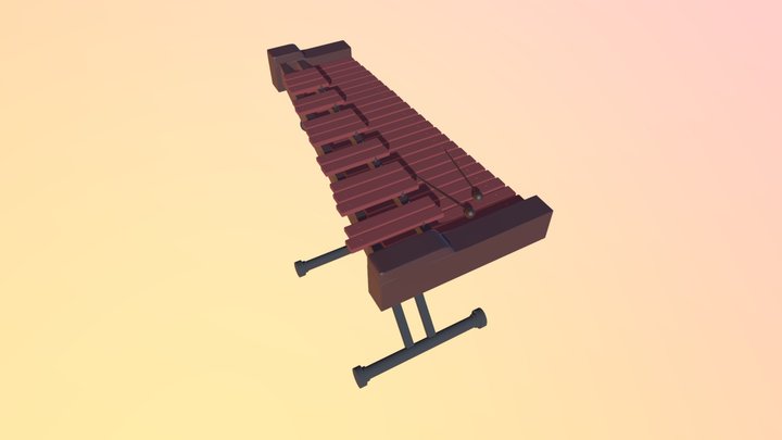 Xylophone 3D Model