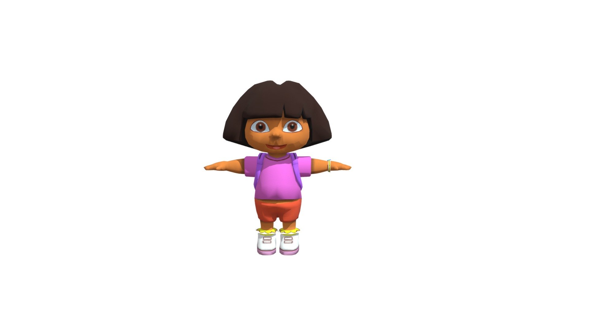 Dora The Explorer - Download Free 3D model by gaddiellartey2010  (@gaddiellartey2010) [93c044b]