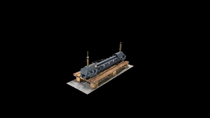 Schienenbremse KT4D 3D Model