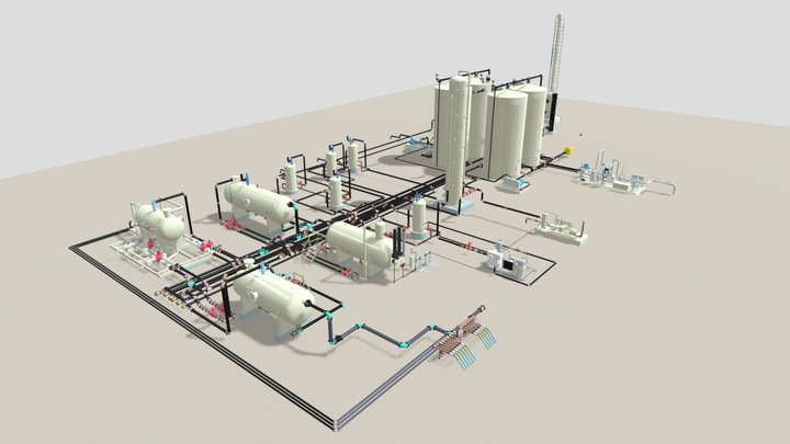 fang facility compressed 3D Model