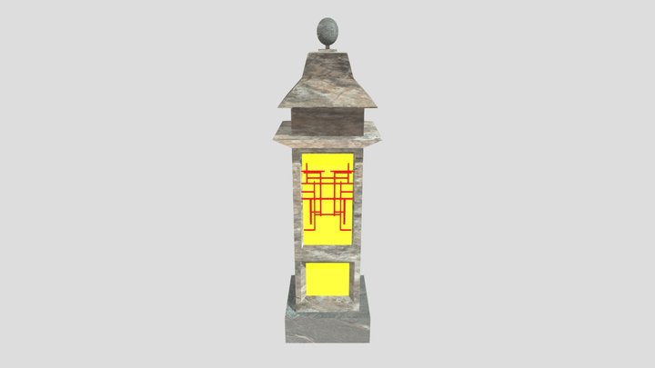 Japanese Lamp – Kostenloses 3D-Modell STL