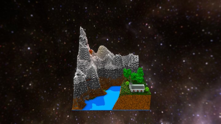 Sage's Christmas Mountain Retreat 3D Model