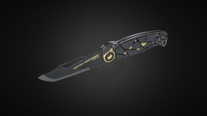 Knife Design 3D Model