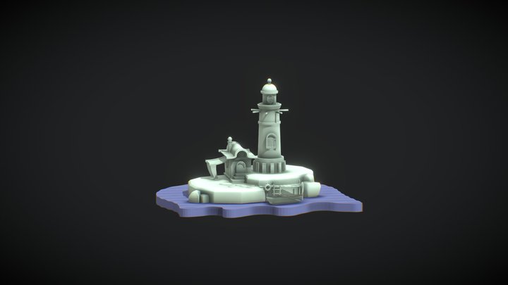 Lighthouse Tower concept 3D Model
