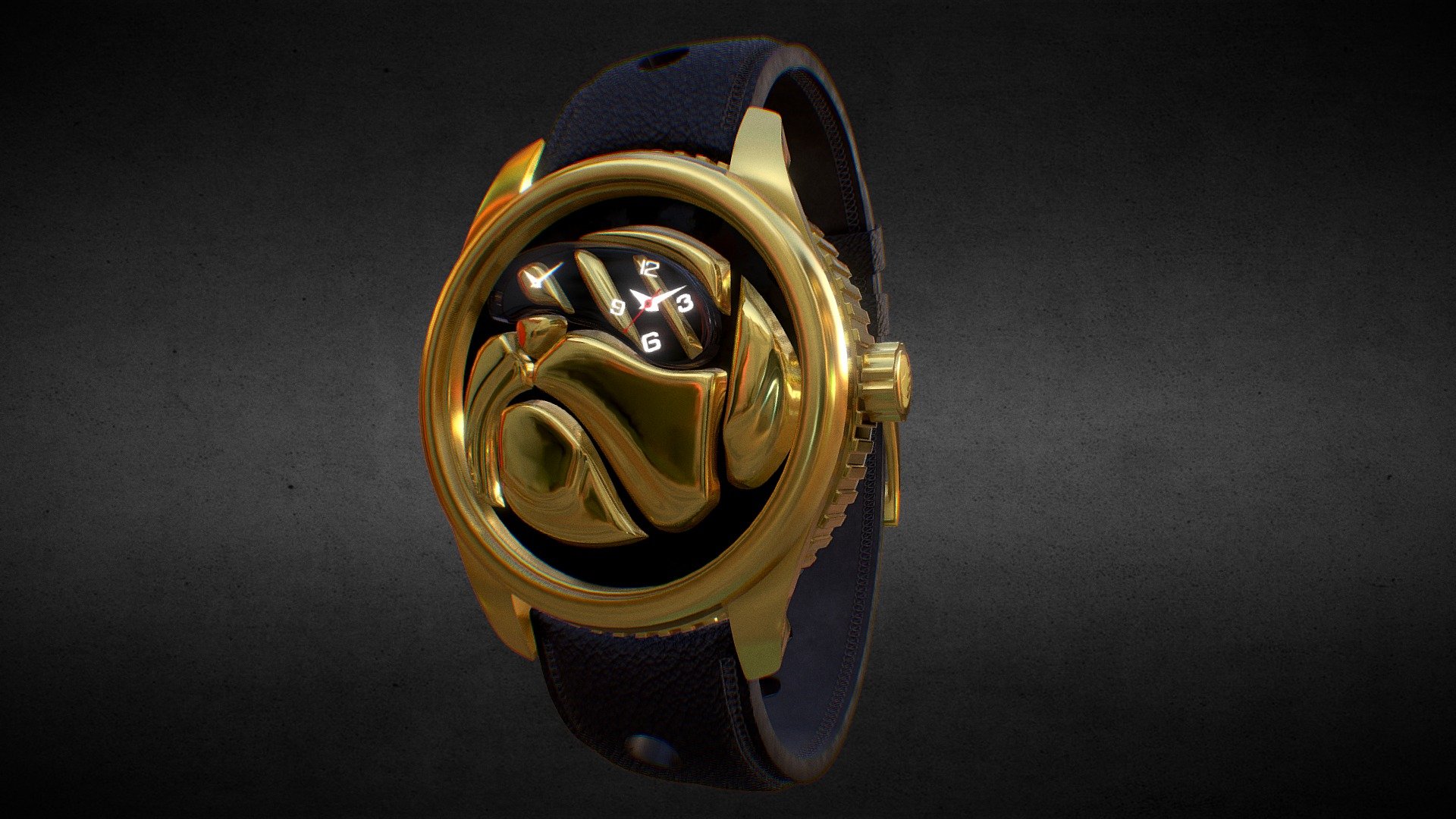 Hoge coin Watch - Buy Royalty Free 3D model by ar-watches [93c380a ...