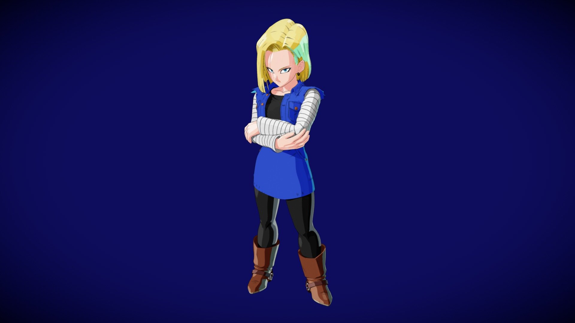 Android 18 (FigthterZ) - 3D model by EseJota11 (@EseJota) [93c49ba]