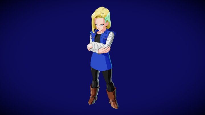 Android 18 (FigthterZ) 3D Model