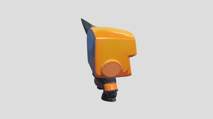 Hero mobile game 3D Model