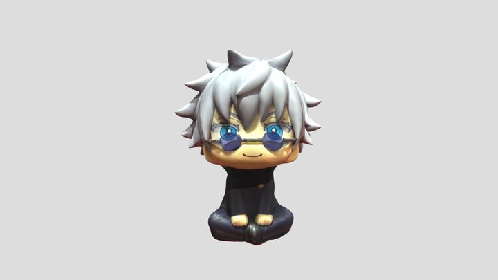 Gojo Satoru Look Up Figure Jujutsu Kaisen 3D Model