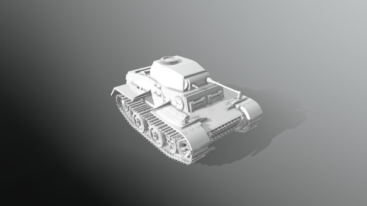 Panzer II ausf. J 3D Model